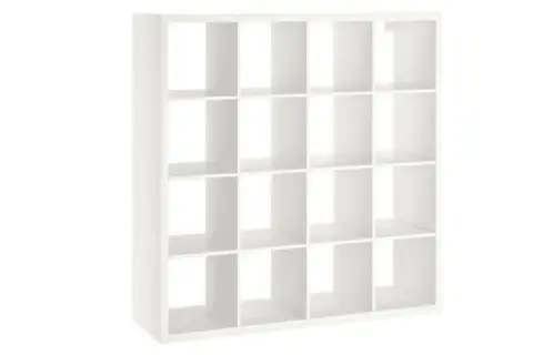 Regal-Rückbuffet weiß ohne Rollen