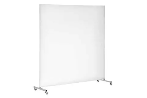 Trennwand rollbar - weiß