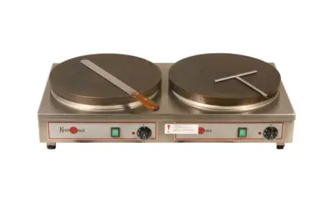 Crépesgerät 2 Platten Ø 40 cm, Gasbetrieb