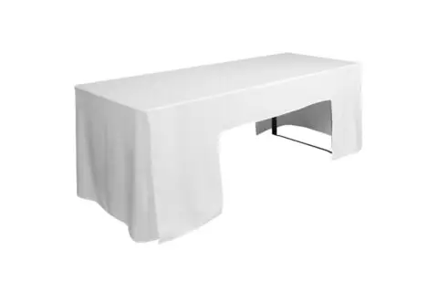 Festzelttischhusse 0,5m weiß