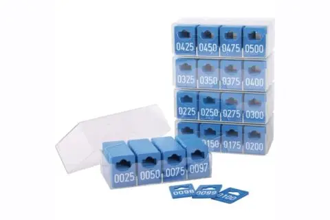 Garderobenmarken 2-fach - Mehrweg -