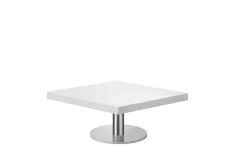 Loungetisch New York 68cm weiß