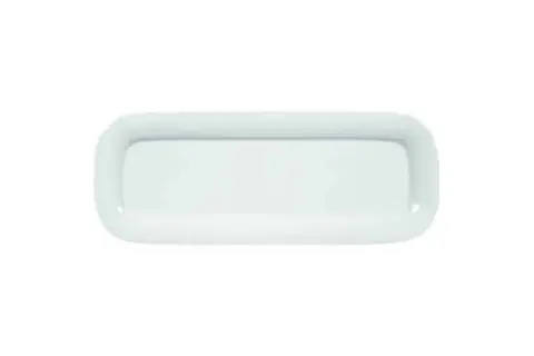 Platte eckig 36 x 14 cm