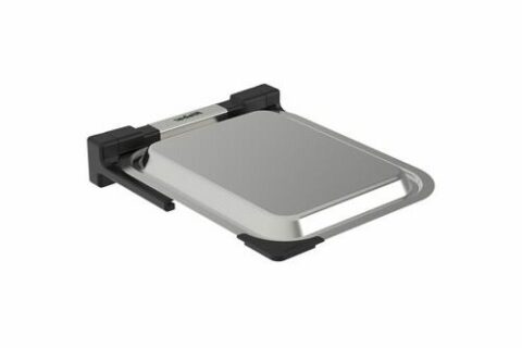 Buffetdeckel 1/2 Edelstahl mit Absenkfunktion Rieber