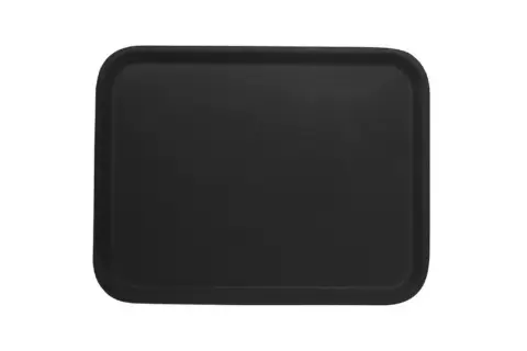 Serviertablett 61 x 43 cm, rutschfest, schwarz