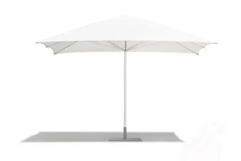 Sonnenschirm 4,0 x 4,0 m weiß