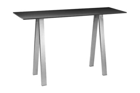 Stehtisch Chicago 1,80m schwarz outdoor