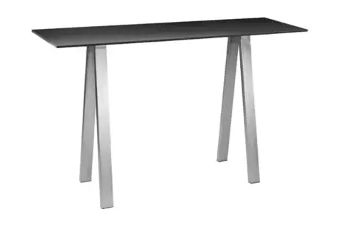 Stehtisch Chicago 1,80m schwarz outdoor