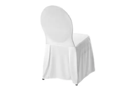 Stuhlhusse weiß