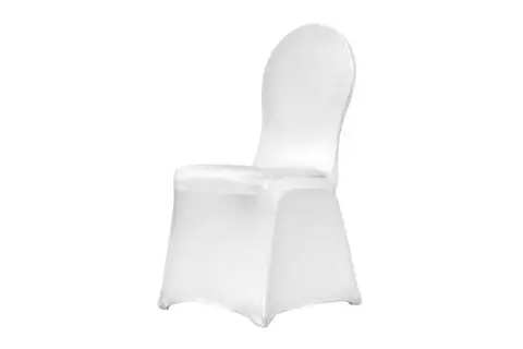 Stuhlhusse weiß Stretch