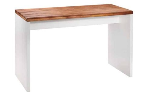 Brückenstehtisch 1,80m Altholz/weiß