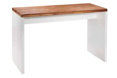 Brückenstehtisch 1,80m Altholz/weiß