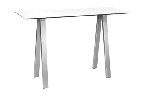 Stehtisch Chicago 1,80m weiß outdoor