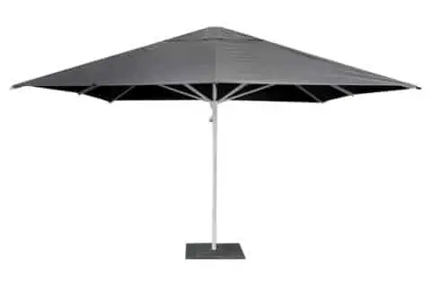 Sonnenschirm 4,0 x 4,0 m Schwarz