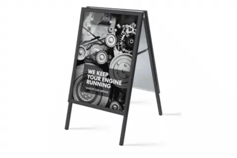 Aufsteller DIN A1 - Black